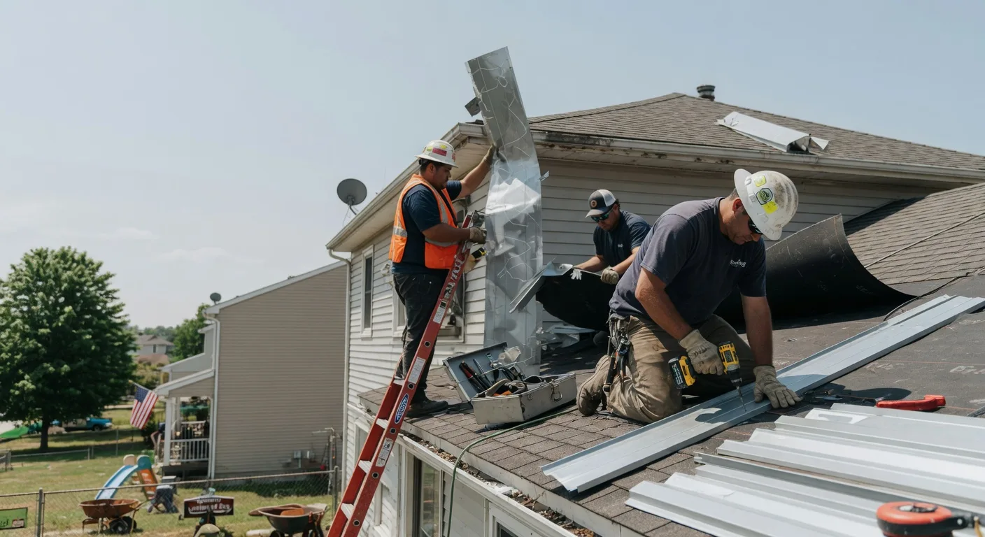 Storm Damage Metal Roof Repair in Catalina Foothills, AZ